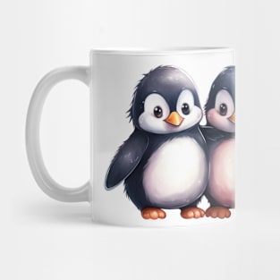 Valentine Penguin Couple Mug